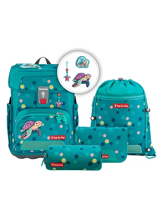 STEP BY STEP | Schultaschen Set 5tlg CLOUD Turtle Josie |